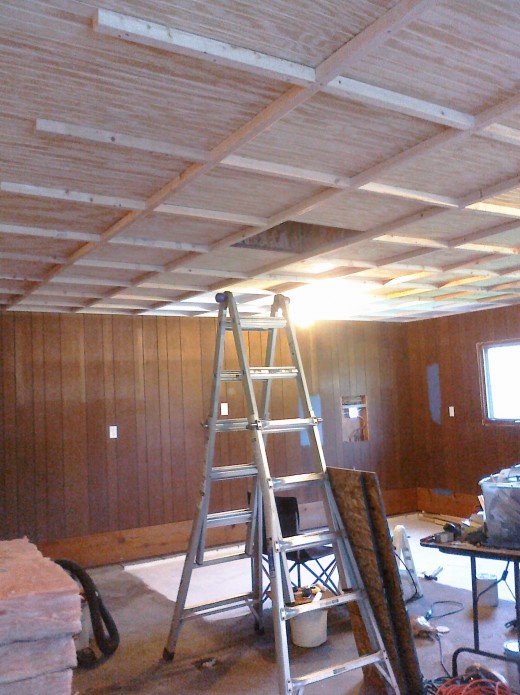 The hole for the insulation access