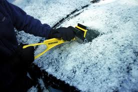 Wear gloves when clearing snow and ice!