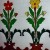 Some of the stenciling done on the walls of this church. Some of the stenciling done on the walls of this church.
