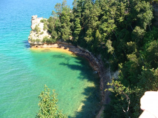 Miners Castle along Pictured Rocks National Lakeshore.