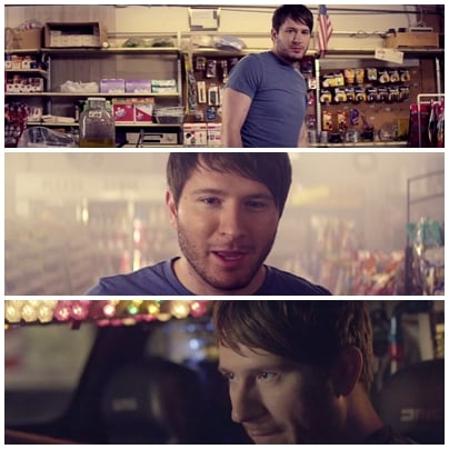 Adam Young (Owl City) plays a romance-deprived male in his 'Deer in the Headlights' music video.