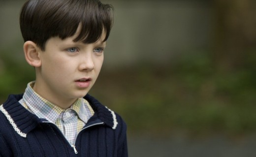 Bruno (Asa Butterfield) in ''The boy in the striped pajamas''