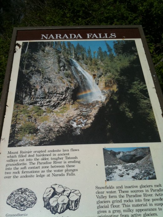 INFORMATION STAND ABOUT NARDA FALLS