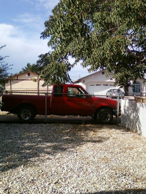 The infamous red truck.