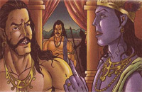Duryodhana speaks out to Krishna