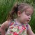 The processed pic of my grand daughter. I changed her earrings, ponytail holder, and trim of her shirt all to purple. The processed pic of my grand daughter. I changed her earrings, ponytail holder, and trim of her shirt all to purple.