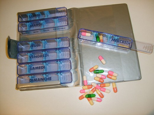 Pill organizer for daily use