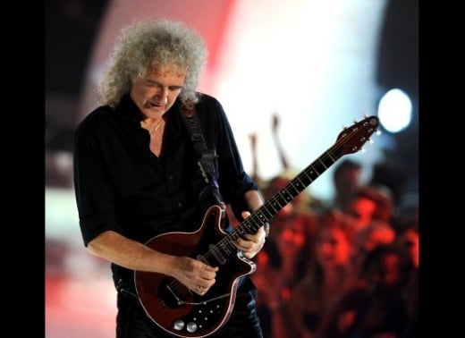 Brilliant choice for back-up Brian May from Queen