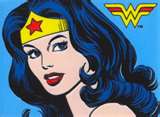 WONDER WOMAN didn't really have a human sidekick. She didn't need one. But her trusty "Lariat of Truth," helped this brunette bombshell triumph against evil many times.