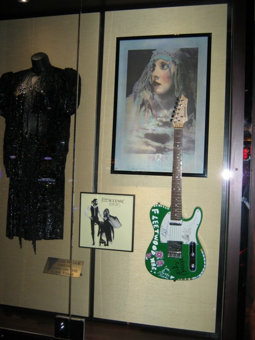 Stevie Nick's exhibit. Such a beautiful dress!