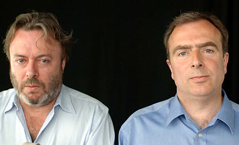 Brothers Christopher and Peter Hitchens have always had a frosty relationship.