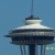 SEATTLE SPACE NEEDLE UP CLOSE