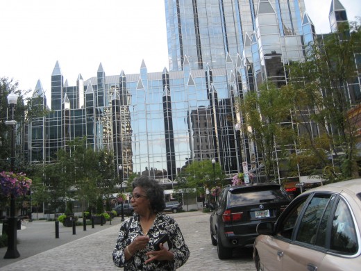 View of downtown Pittsburgh, PPG building
