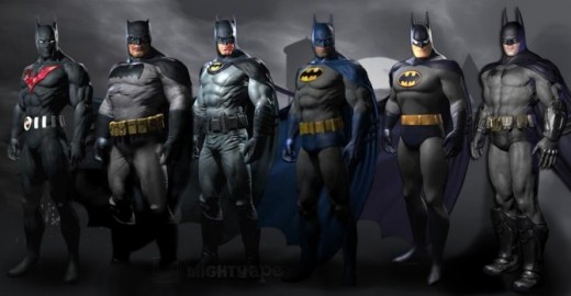 The retail specific skins for Batman: Arkham City. You would need to pre-order at four different places to get them all. There's also another character and more maps as well.
