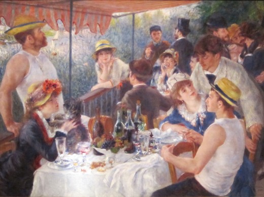 Le djeuner des canotiers by Renoir