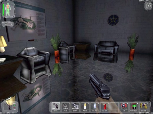 The first Deus Ex on PC, 2000.