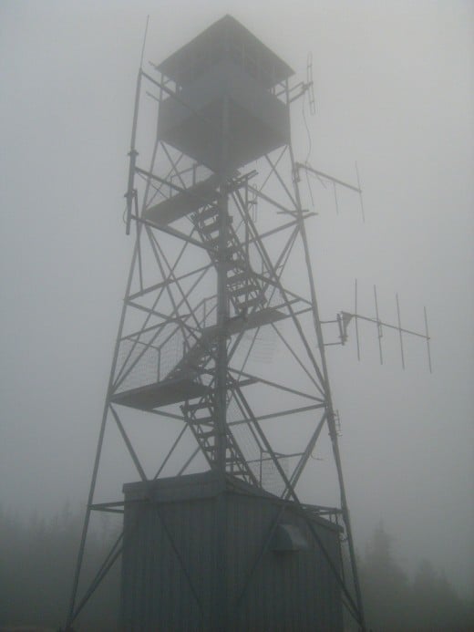 The firetower on Blue Mountain