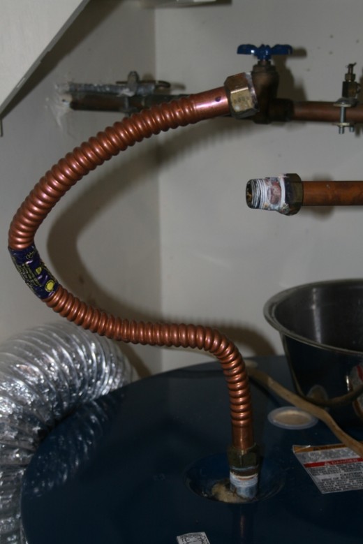 Remove the pipes' connector tubes
