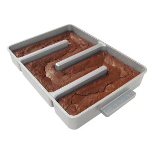 Homemade brownies in Bakers Edge pan
