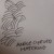 Angle curved hatching technique with ink pens.