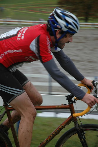 cyclo cross in action