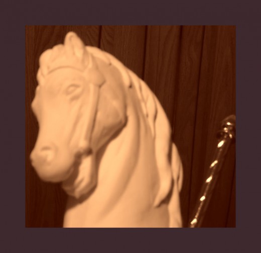 Un-painted pony