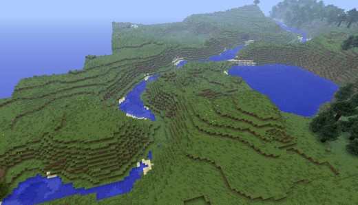 As promised, 1.8 contains rivers that cut through land masses. 
