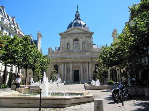 The Sorbonne University in Quartier Latin