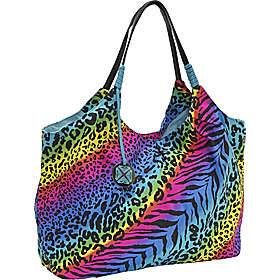 Roxy Dandy Lion Black Zebra Print Tote http://www.airlineintl.com/product/roxy-dandy-lion-print-canvas-tote-1