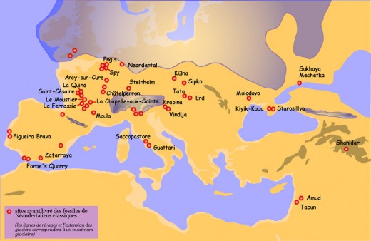 Neanderthal ancestors migrated from Africa to Europe/Asia long before modern humans began their migration from Africa.