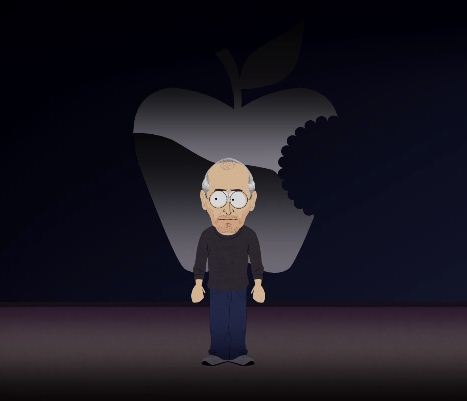 South Park making fun of Apple.