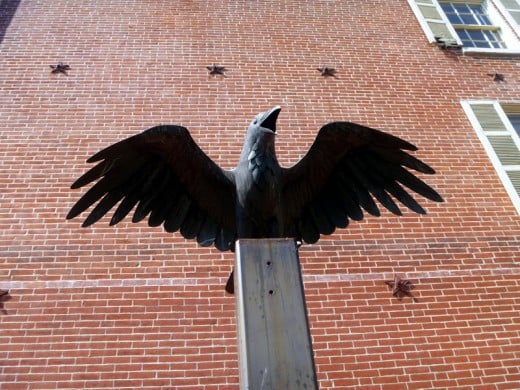 Outside the Philadelphia Poe House