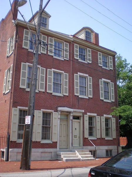 The Edgar Allan Poe House in Philadelphia