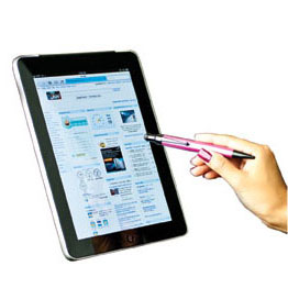 Stylus in use on Tablet Screen