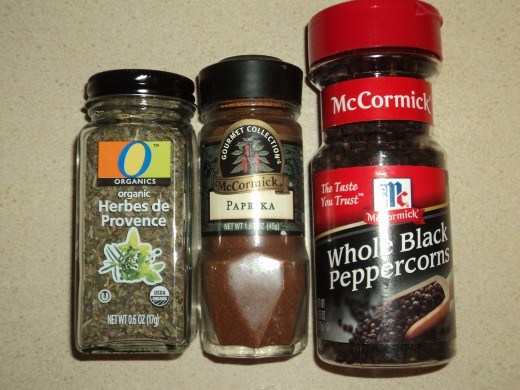Spices and Herbs for Blend - Also Salt Not Shown
