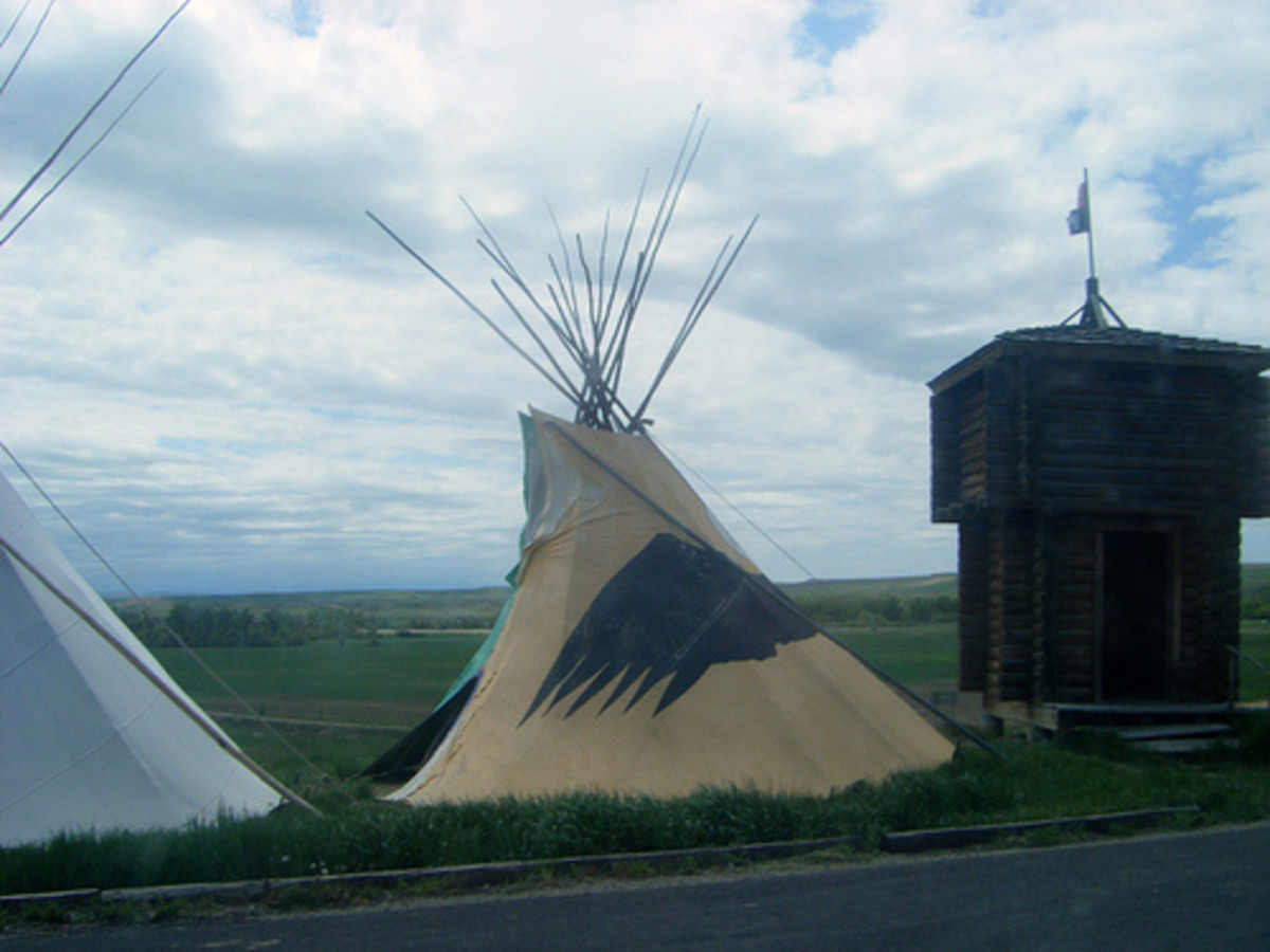 The Crow lands are considered the Teepee Capital of the World.