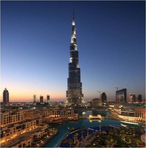 Burj Khalifa, Dubai...tallest building in the world.