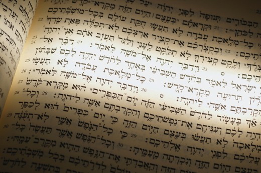 Hebrew Text for Rosh Hashana with the pertinent section Leviticus 23:24 highlighted. Image:  PapaBear|Bigstock.com