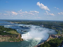 Horseshoe falls in Niagara falls