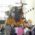 An exhibit recreating the Apollo 11 moon landing using one of the actual Apollo lunar modules. There were 12 lunar modules buit. An exhibit recreating the Apollo 11 moon landing using one of the actual Apollo lunar modules. There were 12 lunar modules buit.