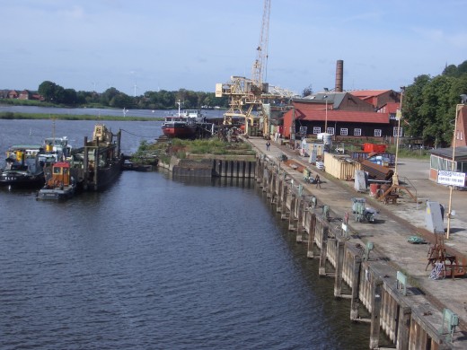 Lauenburg ship repair dock