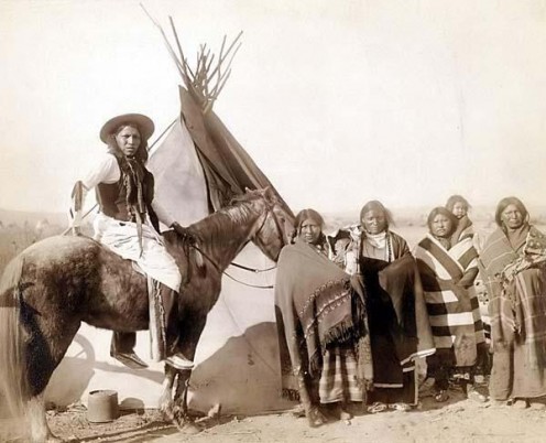 Lakota Sioux Indian Camp "No Copyright Infringement Intended." 