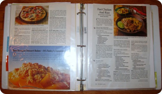 Clean and streamlined recipe book.