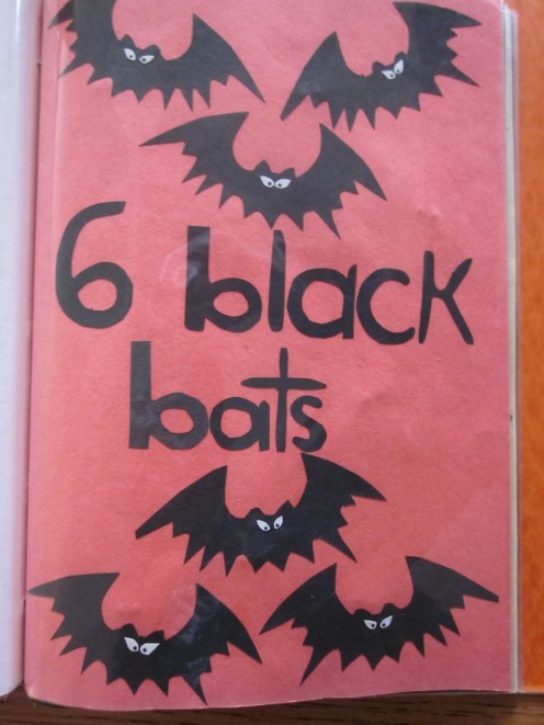 6 Black Bats Flying All Around!