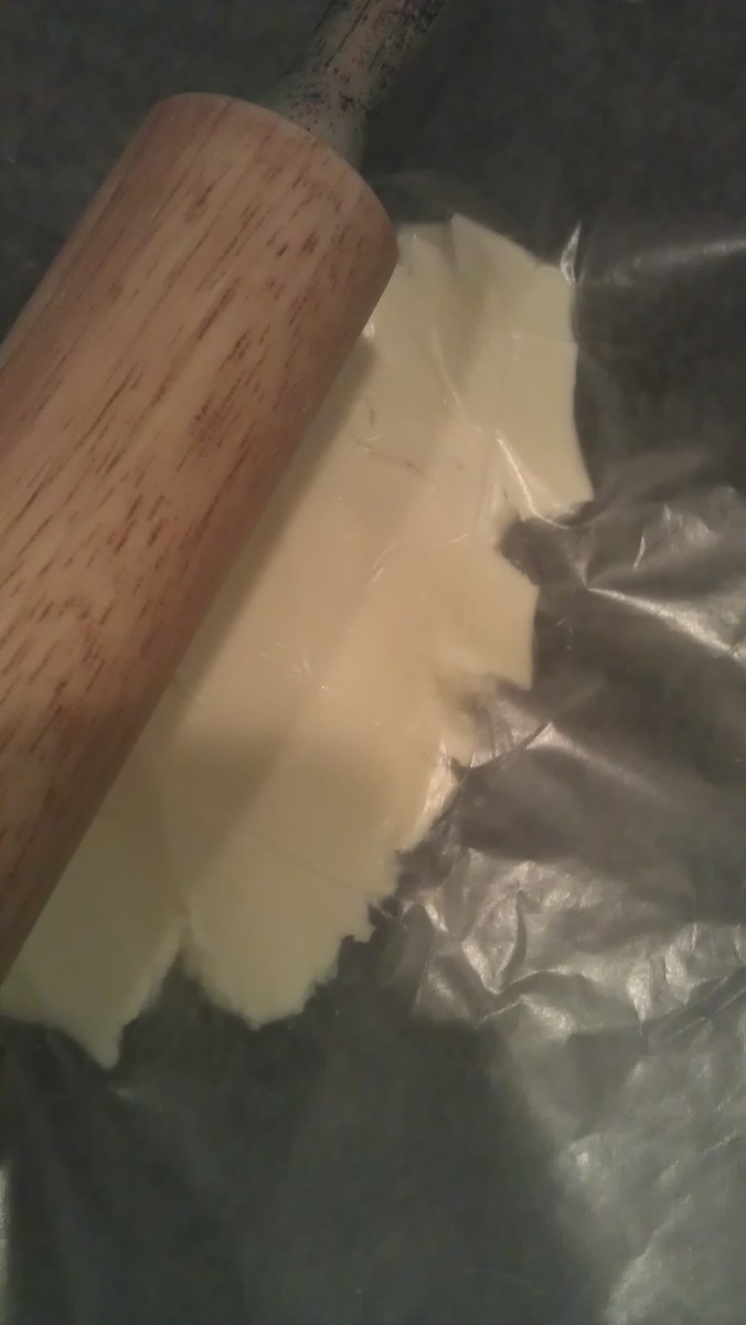 Smash out the butter but don't let it melt.