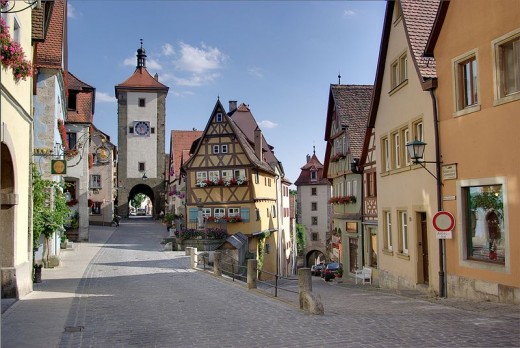 Plonlein with Koboldzellersteig and Spitalgasse