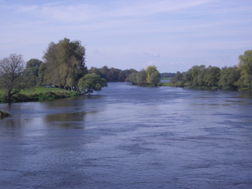 The Elbe after rain