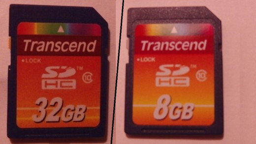 A Genuine and a Fake Transcend SDHC card: which one is authentic?
