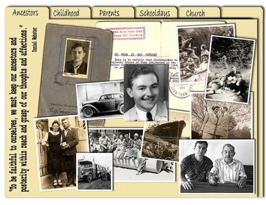 A legacy video is a place to locate all the family history