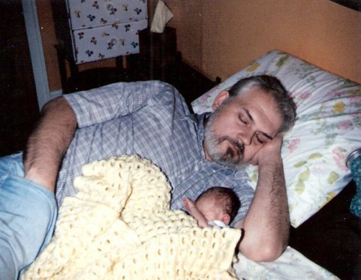 Dave Pedneau and daughter, Holly (1985).